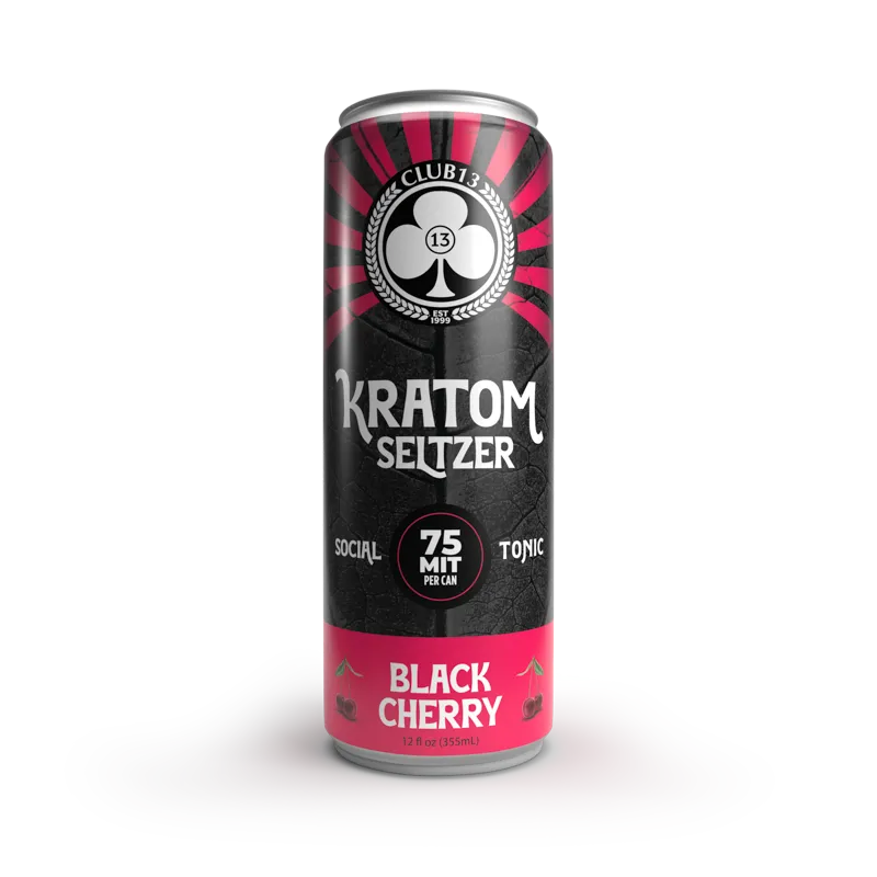 Club 13 - Kratom Seltzer 75 MIT Flavored Drinks I 24 pack