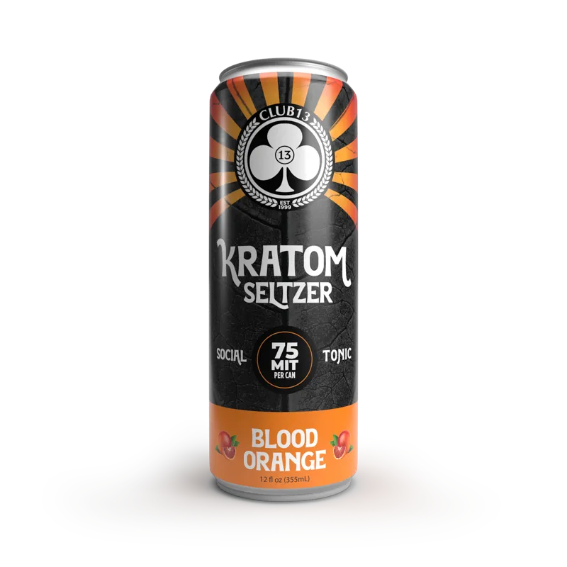 Club 13 - Kratom Seltzer 75 MIT Flavored Drinks I 24 pack