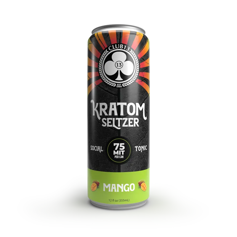 Club 13 - Kratom Seltzer 75 MIT Flavored Drinks I 24 pack