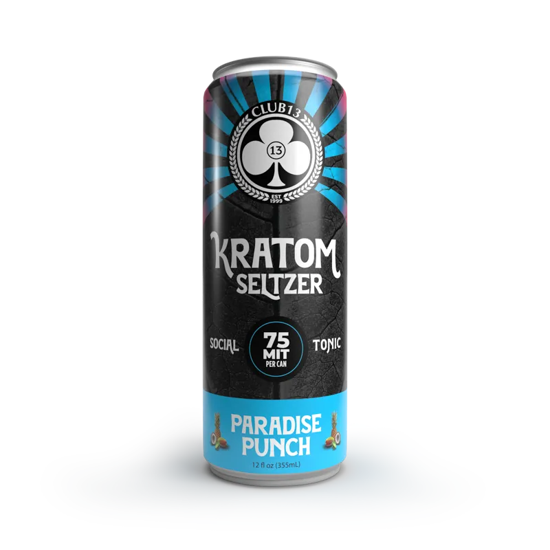 Club 13 - Kratom Seltzer 75 MIT Flavored Drinks I 24 pack