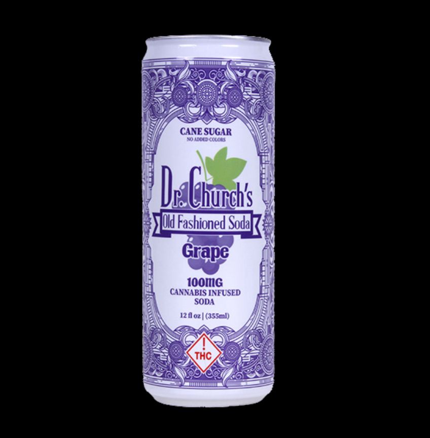 Dr. Church's - 100mg Delta and THC Soda - 12 CANS PER CASE