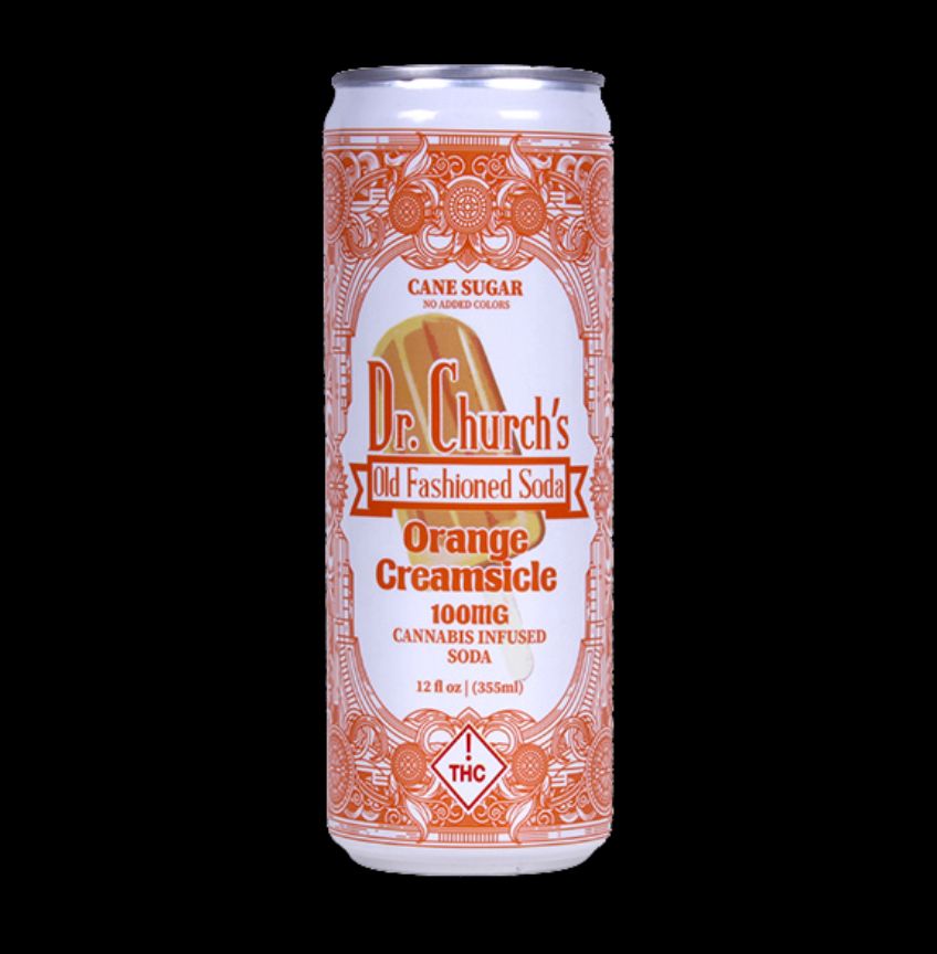 Dr. Church's - 100mg Delta and THC Soda - 12 CANS PER CASE