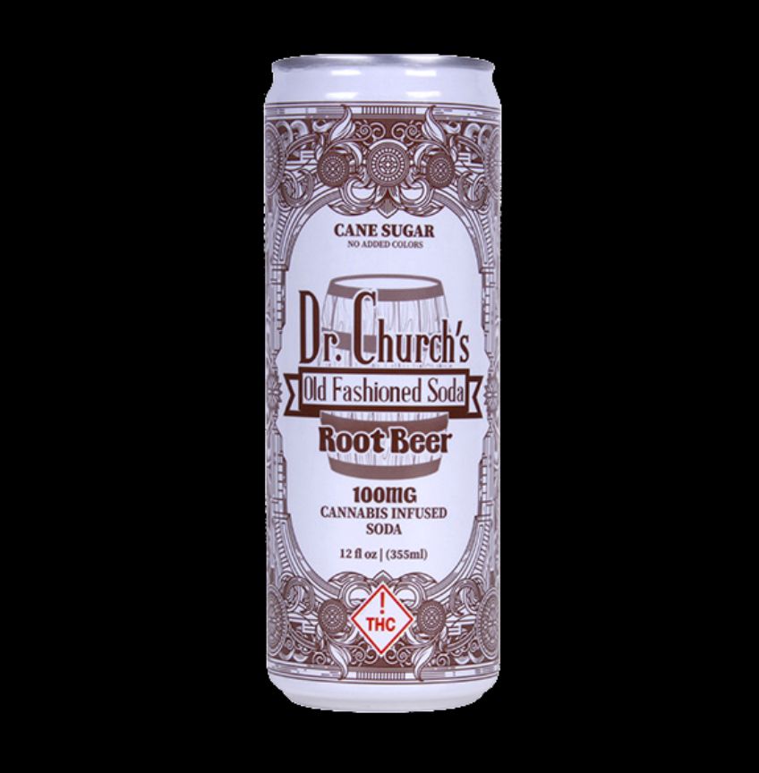 Dr. Church's - 100mg Delta and THC Soda - 12 CANS PER CASE