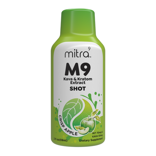 Mitra-9 Kratom & Kava Shot 2oz I Display Box of 12