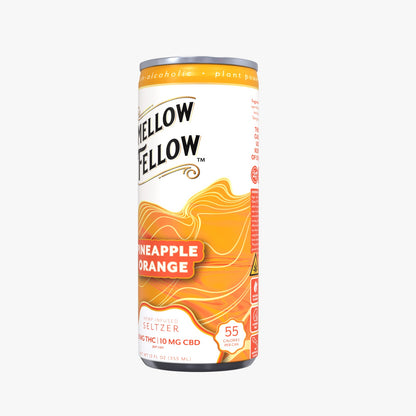 Mellow Fellow Delta 9 THC + CBD Seltzer Beverage 20MG - 24 Packs MASTER CASE