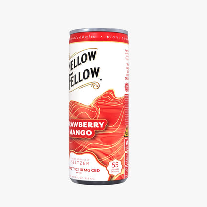 Mellow Fellow Delta 9 THC + CBD Seltzer Beverage 20MG - 24 Packs MASTER CASE