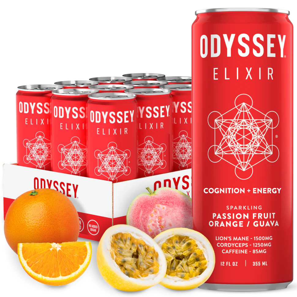 Odyssey Sparkling Energy Drinks