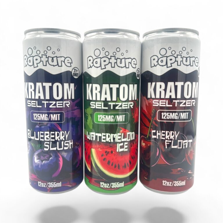 Rapture Kratom Seltzer – 125MG MIT (12CT) CASE