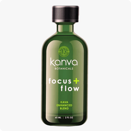 Focus+Flow™ by  Kanva™ Botanicals - Kava + Kratom I Display Box of 12
