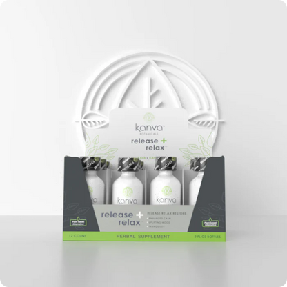 Kanva Release+Relax Botanicals Shots I Display Box of 12