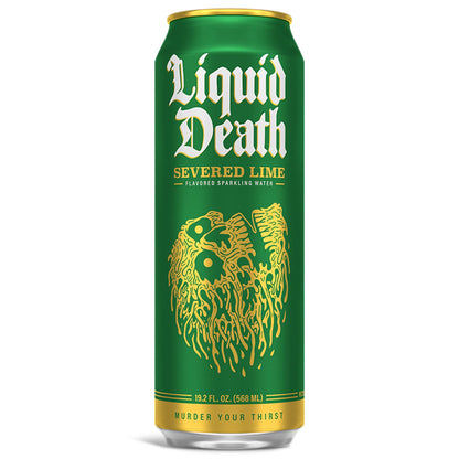 Liquid Death Sparkling Water Can 16.9oz I 24 cans